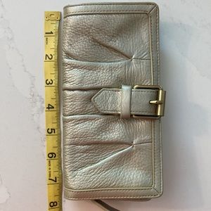 Excellent Cole Haan Leather Wallet - light gold
